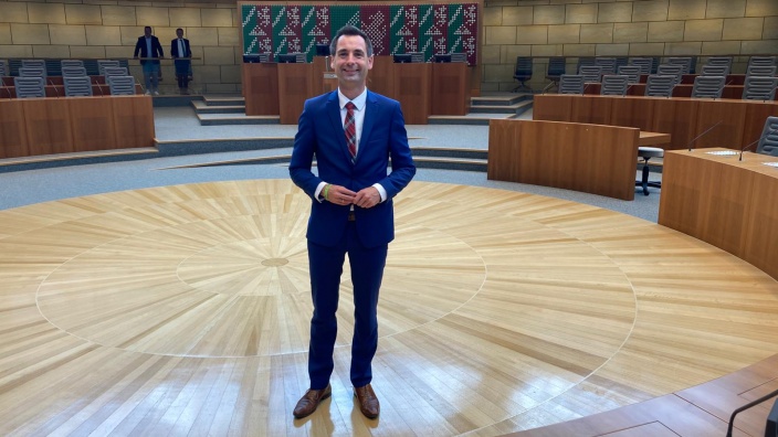 Jonathan Grunwald als Landtagsabgeordneter vereidigt